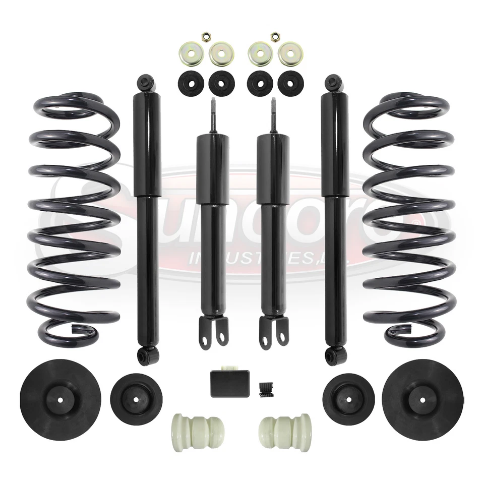 2000-2006 GMC Yukon XL 1500 Air to Gas Shocks & Coil Springs Conversion Kit Foto 1 de 1