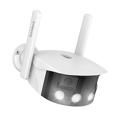 SANNCE 4MP WLAN Funk Überwachungskamera Set Zwei-Wege-Audio Farbe Nachtsicht - Bild 1 von 4