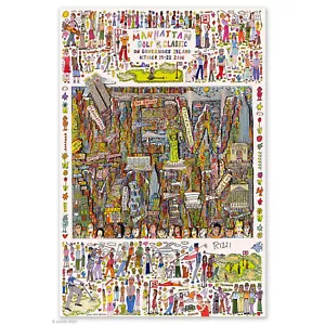 James Rizzi - Manhattan Golf Classic 2006, Poster / Plakat handsigniert, NEU - Bild 1 von 2