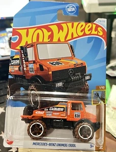 2024 Hot Wheels Mercedes-Benz Unimaginable 1300L Orange HW Dirt 1/10 178/250 - Picture 1 of 2
