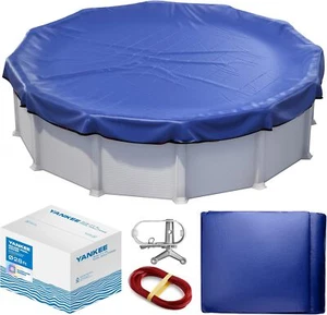 Winter Pool Cover 28 ft Round for Above Ground | Extra Thick & Durable - Picture 1 of 7