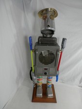 "The Politician" Found Object Robot Working Space Heater Sculpture Assemblage