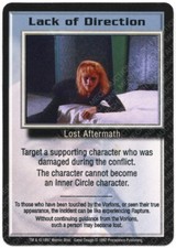 Babylon 5 CCG Premier Promo Card Lack of Direction Recalled M/NM Mint/Near Mint