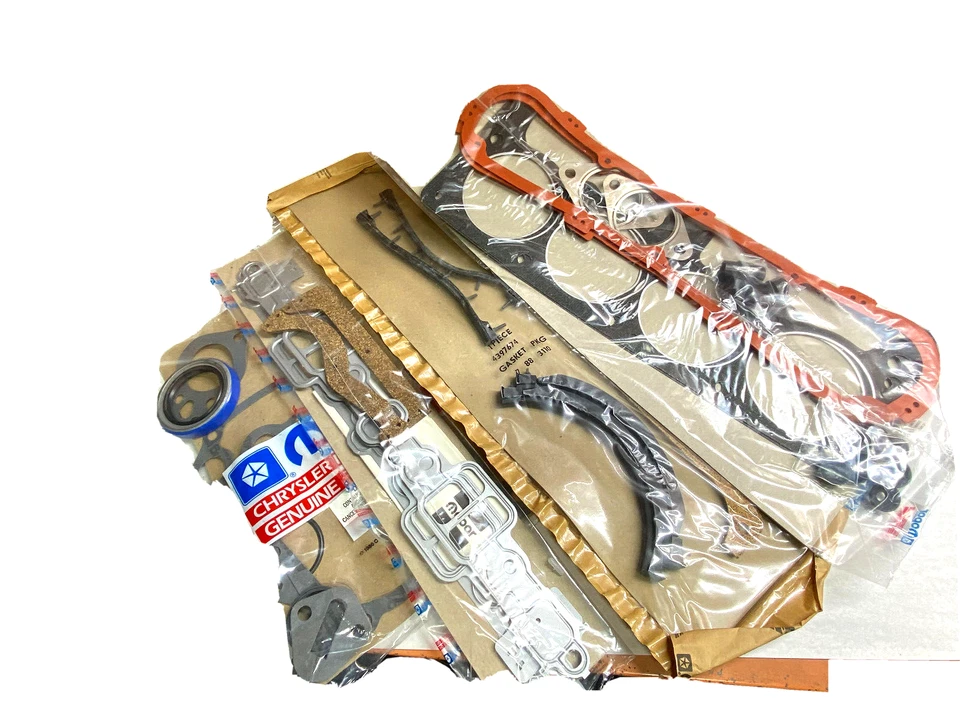 Juego completo de juntas OEM 318 1968-80 Chrysler Plymouth Dodge camiones coches ✔️✔️ Foto 1 de 1