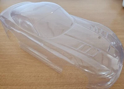 1/10 RC car 190mm on road drift Dodge Viper Body Shell Clear - Image 1 of 4