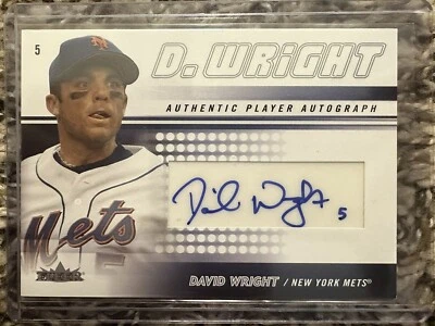 Fleer Baseball 2005 David Wright automático #130/300 Mets Foto 1 de 2