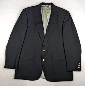 VINTAGE MEN'S BLACK BLAZER JACKET - JACK NICKLAUS TOURNAMENT SERIES - 42L - Picture 1 of 17