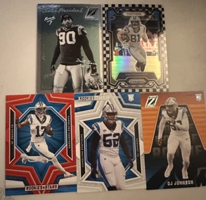 Carolina Panthers Lot of 5 Class President Checkerboard Peppers Hurst - Picture 1 of 1