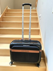 Hartmann Luggage PC4 Black Hardshell Spinner Expandable Garment Bag Suitcase 21" - Picture 1 of 16