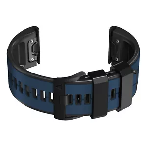 22mm Silicone Watch Band Strap For Garmin Fenix 7/6/6Pro/5/5 Plus/Approach S60- - Picture 1 of 5