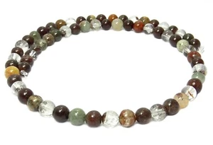 😏 Lodolith (grüner & roter Phantom Quarz) Kugeln 6 mm Edelsteinperlen Strang 😉 - Bild 1 von 1