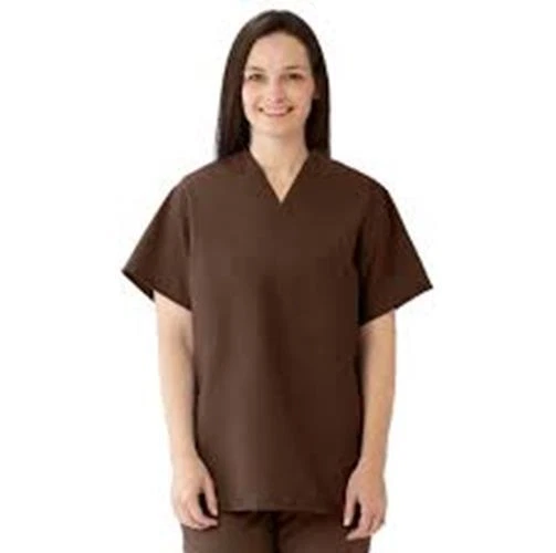 MEDLINE COMFORTEASE UNISEX SCRUB TOP/M/910JBRM-CM - Image 1 of 1