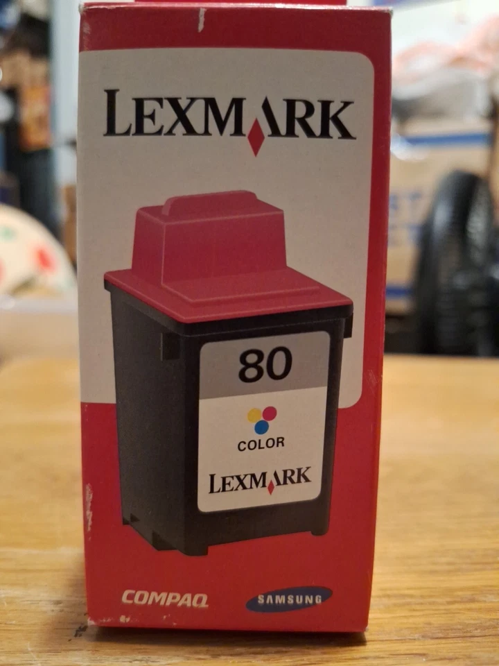 Vintage Lexmark Samsung Compaq Genuine 80 Color Print Ink Cartridge - Image 1 of 4