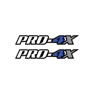 For Nissan Frontier PRO-4X Pickup Premium Vinyl Decal 2-pack - 15" wide Blue - Bild 1 von 1