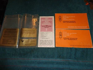 1971 OLDSMOBILE 442 CUTLASS SUPREME / F-85  / WAGON OWNER'S MANUAL SET NICE ORIG - Picture 1 of 8