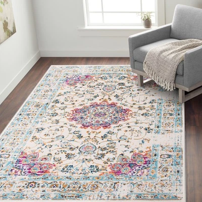 Rugshop Rug Traditional Distressed Oriental Carpets for Sale Living Room Rug 5x7 - Image 1 of 4
