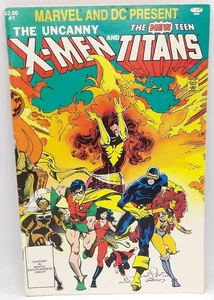 Uncanny X-Men & Teen Titans #1 1982 Marvel and DC Present Comic Book, Marvel DC - Picture 1 of 4