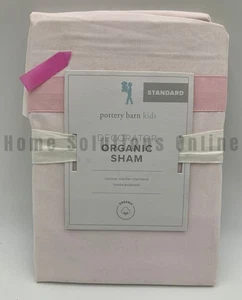Pottery Barn Kids Decorator Organic Sham Pale Pink Standard #8931M READ - Picture 1 of 4