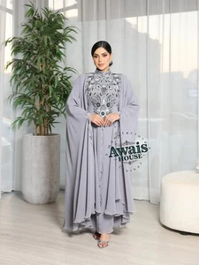 Polyster caftan abaya farasha jalabiya islamic clothing muslim evening caftan - Picture 1 of 5