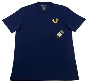 True Religion T-Shirt Herren Farbe Blau Größe L (NEU ORIGINAL MIT ETIKETT) - Bild 1 von 2