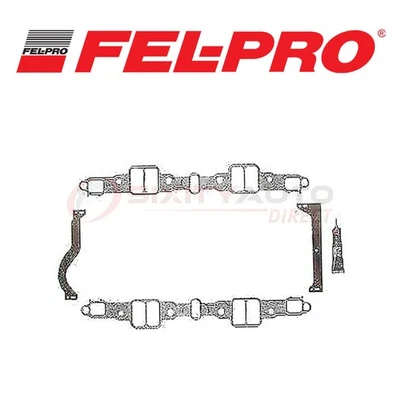Fel Pro Intake Manifold Gasket Set for 1970-1974 Plymouth Duster 5.2L V8 - jm Foto 1 de 4