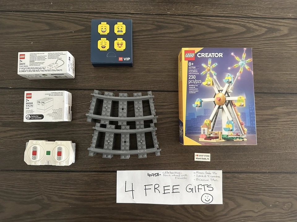 LEGO 88009 Hub 88010 Remote Control 88011 Train Motor for 10361 + FREE GIFTS USA - Image 1 of 1