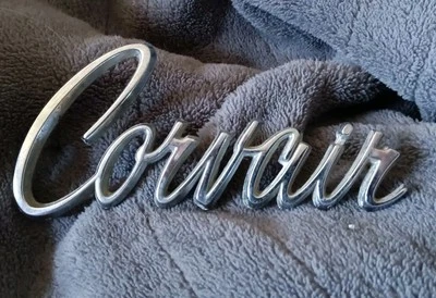 Chevy Corvair 1965 1966 1967 1968 1969 emblema OEM Foto 1 de 3