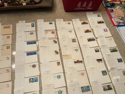 LOT OF 280+ USPS STAMPED NEW UNUSED US POSTAL UX CARDS ESTATE COLLECTION - Image 1 of 4