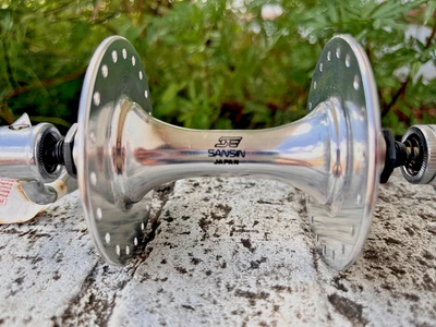 Buje delantero vintage con rodamiento sellado Sansin de 40 orificios brida alta Foto 1 de 4
