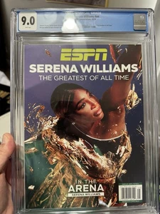 SERENA WILLIAMS RARE TENNIS LEGEND 2024 ESPN MAGAZINE SPECIAL THE GOAT CGC 9.0🔥 - Bild 1 von 3