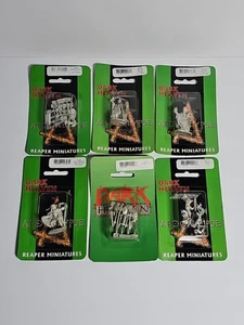 Dark Heaven APOCALYPSE Reaper MINIATURAS Metal Estaño DnD NUEVO Lote de 6 Nuevo de Lote Antiguo  - Imagen 1 de 2