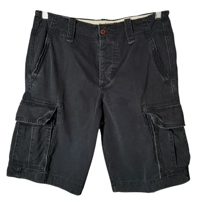 Hollister Mens Y2K 2000s Button Fly Utility Surfer Skater Cargo Shorts Size 31 - Image 1 of 4