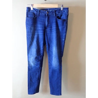 Jean de pierna recta índigo tiro medio estándar Old Navy talla 12 Foto 1 de 4