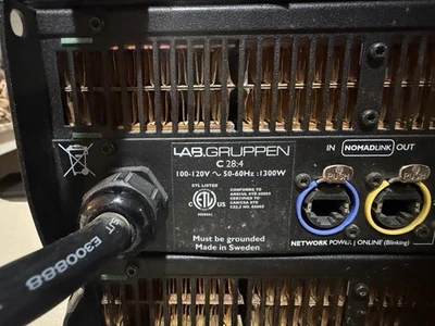 Lab.Gruppen C 28:4 2800W 4-Kanal Verstärker mit NomadLink Netzwerküberwachung - Bild 1 von 4