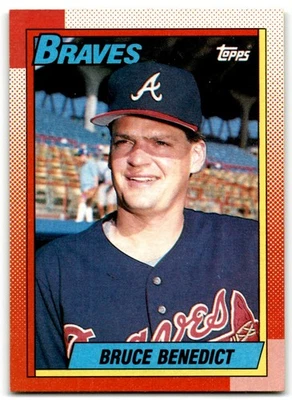1990 Topps Bruce Benedict Atlanta Braves #583 - Image 1 of 2