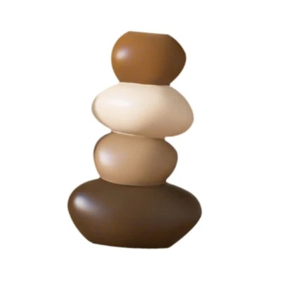 Florero Florero Decorativo Flores Creativas Estatuilla Mesa Adorno Flor Foto 1 de 4