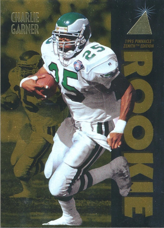 1995 PINNACLE-ZENITH Charlie Garner EAGLES VOLS Tennessee Volunteers - Image 1 of 1