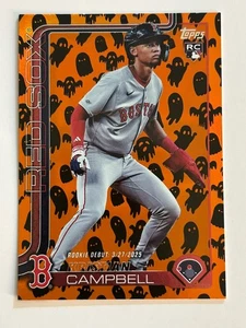 Kristian Campbell 2025 Topps Update (RC,SP) Rookie Debutto Holiday Goblin Foil - Foto 1 di 2