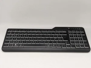 Teclado con cable retroiluminado HP 400 USB-C blanco cálido teclas iluminadas LED negro B - Imagen 1 de 11