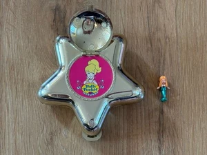 Seltener Polly Pocket Gold Star Lipgloss Musical Compact mit Figur - Bild 1 von 14