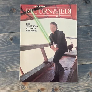 1983 Star Wars Il ritorno dello Jedi libro di fiabe tascabile basato sul film (ST) - Foto 1 di 10