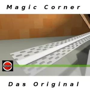1lfm Bewegungsfugenprofil Magic Corner Trockenbau Fugen Eckleiste Eckschutz - Bild 1 von 1