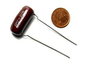 EL Menco NOS 47000pF .047 uF 600V Metalized Paper Capacitor Guitar Tone 47nF 10% - Picture 1 of 1
