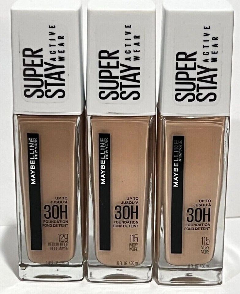 Maybelline New York Super Stay Active Wear 30 Hour Foundation CHOOSE YOUR SHADE - Image 1 of 1