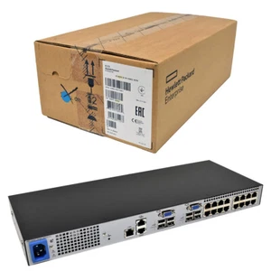 Commutateur console KVM HP 0X2X16 G3 AF652A 16 ports + accessoires NEUF - Photo 1/6