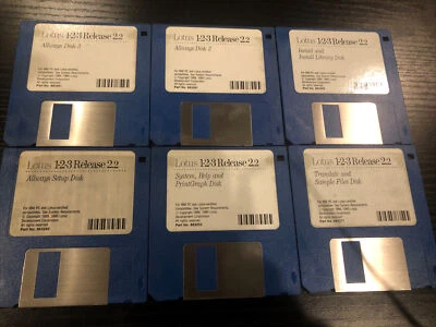 LOTUS 1-2-3 Release 2.2 copyright 1989. For IBM PC & Lotus-certified Compatibles - Image 1 of 4