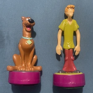 Scooby Doo and Shaggy Used Rubber Stamp 1999 Purple Hanna Barbera - Picture 1 of 6