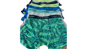 Calvin Klein Boys' Youth Boxer Briefs, 6-pack UNDERWEAR (MULTI COLORS,S) NWOT - Picture 1 of 3