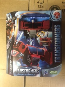 Transformers EarthSpark Spinchanger Optimus Prime & Robby Malto Action Figure - Picture 1 of 2