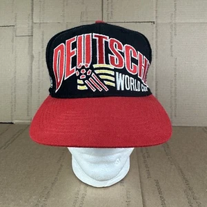 USA World Cup Deutschland Vintage 1994 Black And Red Hat Apex One 90s One Size - Bild 1 von 8